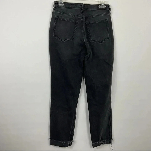 Hollister Black Ultra High Rise Mom Jean Size 3L - Picture 5 of 7